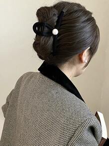 人造珍珠裝飾髮爪