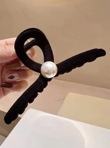 人造珍珠裝飾髮爪