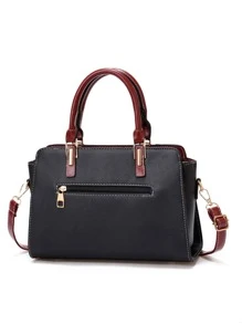 Letter Detail Square Bag - Multicolor - View 2