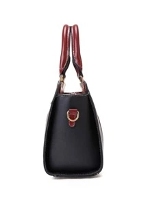 Letter Detail Square Bag - Multicolor - View 3