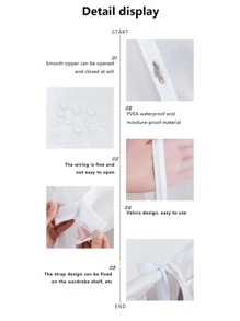 1 pieza Funda con patrón de panda de dibujos animados ropa - Multicolor - Ver 4