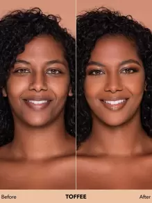 SHEGLAM Complexion Pro Kem nền mờ thoáng khí lâu dài-Kẹo bơ cứng - Toffee - Xem 4