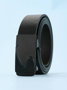 Men Automatic Buckle Belt - Black - View 1