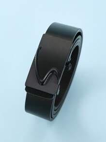 Men Automatic Buckle Belt - Black - View 4