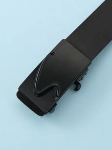 Men Automatic Buckle Belt - Black - View 6