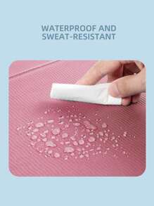 1pc 165*61CM Foldable Skipping Mat - Pink - View 7