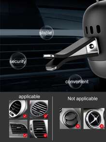 1入組機器人設計汽車出風口裝飾物