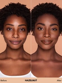 SHEGLAM Complexion Pro Long Lasting Breathable Matte Foundation-Hazelnut Matte Sweat-Proof Foundation Oil Control Full Coverage Pore-Less Concealer Waterproof Flawless Non-Fading Weightless Liquid Foundation Brand Beauty Makeup Face Paint Cosmetic For Women Girls Perfect For Winter Spring Ideal For Y2K Fancy Fashion Suitable For Birthday Gift Party Ready Best Color - Hazelnut - View 4