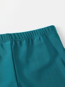 Chicos Bañador de color combinado de manga raglán - Multicolor - Ver 5