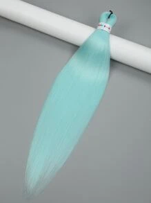 Long Yaki Straight Synthetic Hair Extension - Cadet Blue - View 2