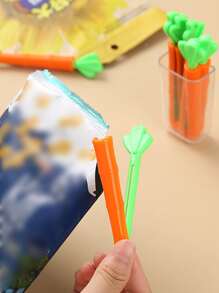 5pcs Carrot Design Sealing Clip - Multicolor - View 4
