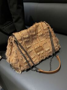 Túi Xách tay Nữ Chuỗi - màu nâu - Xem 5