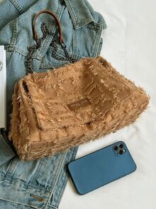 Túi Xách tay Nữ Chuỗi - màu nâu - Xem 7