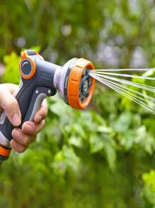 1pc Plastic Watering Gun, Modern Multifunction Manual Watering Gun For Garden - Multicolor - View 2