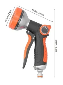 1pc Plastic Watering Gun, Modern Multifunction Manual Watering Gun For Garden - Multicolor - View 4