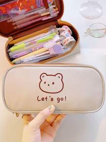 1入組卡通圖案隨機筆袋