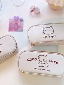 1入組卡通圖案隨機筆袋