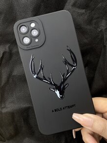 Funda para teléfono con patrón de cabeza de ciervo compatible con iPhone15/15Plus/15Pro/15Promax - Multicolor - Ver 5