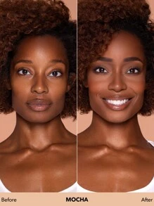 SHEGLAM Complexion Pro Long Lasting Breathable Matte Foundation-Mocha Matte Sweat-Proof Foundation Oil Control Full Coverage Pore-Less Concealer Waterproof Flawless Non-Fading Weightless Liquid Foundation Brand Beauty Makeup Face Paint Cosmetic For Women Girls Perfect For Spring Summer Ideal For Y2K Fancy Fashion Suitable For Birthday Mother'S Day Gift Rave Party Ready Best Color - Mocha - View 3