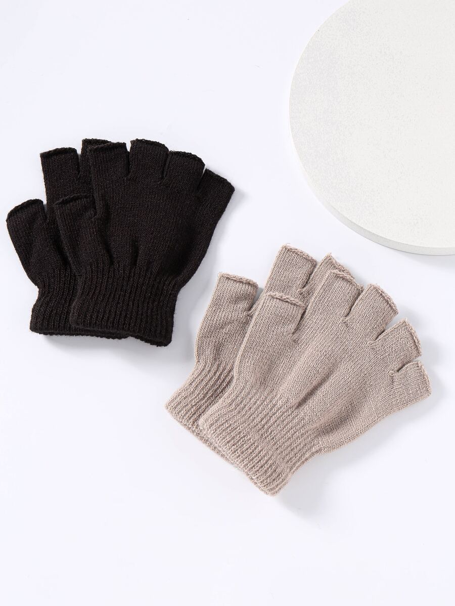 2 đôi Găng tay không ngón chắc chắn - Nhiều màu - Xem 1