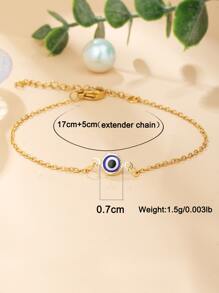 Evil Eye Decor Bracelet - Multicolor - View 4