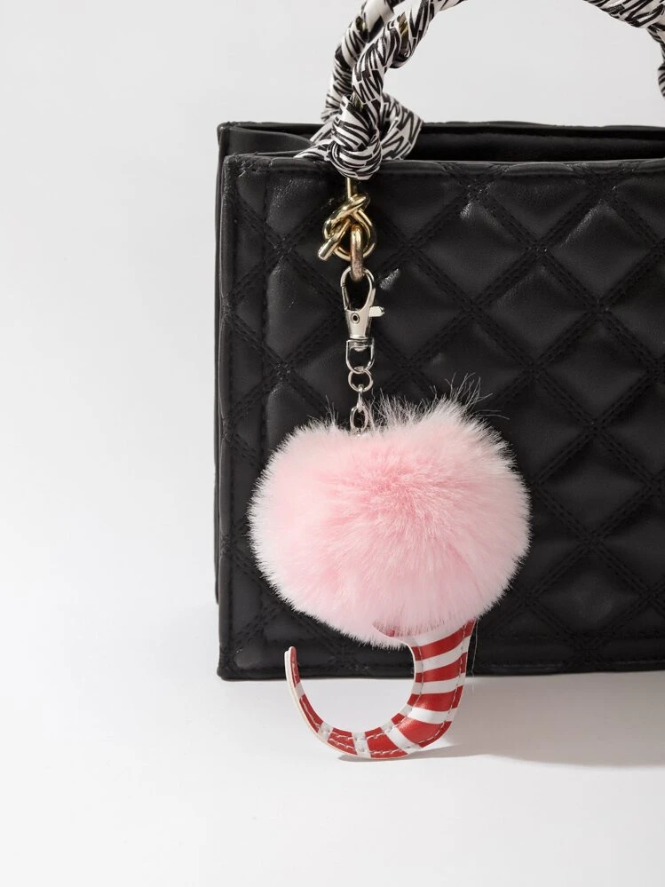 Pom Pom Tail Decor Bag Charm