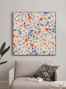 Tranh kim cương tự làm họa tiết hoa không có khung - Nhiều màu - Xem 1