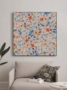 Tranh kim cương tự làm họa tiết hoa không có khung - Nhiều màu - Xem 3