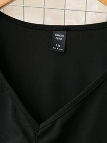 SHEIN LUNE Body unicolor fruncido