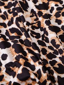 Girls Figure Graphic Tee & Leopard Print Leggings - Multicolor - View 7