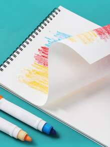 2pcs Cartoon Graphic Random Spiral Sketchbook