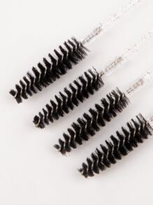 Disposable Eyelash Rollers - 50PCS Crystal Rod Lash Brushes For Eyelash Extension And Makeup Application - Black - View 7
