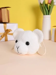 Metoo Tiramitu 兒童熊設計斜挎包 - 白色 - 查看 2