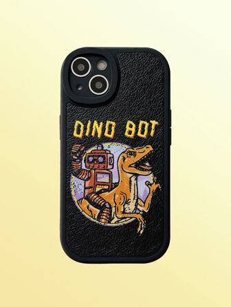 Vincenttrinidadart Funda para móvil de robot & con patrón de dinosaurio