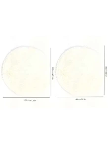 Alfombra unicolor mullido - Blanco - Ver 3