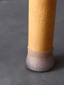 4入組矽膠桌子腳套 - 灰色 - 查看 5