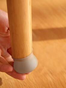 4入組矽膠桌子腳套 - 灰色 - 查看 6