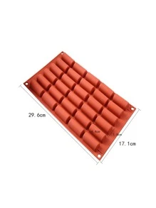 1pc Silicone Chocolate Mold - Chocolate Brown - View 2