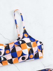 3packs Plaid Bikini Set Summer Beach - Multicolor - View 6