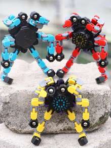 1 cái Màu Sắc Ngẫu Nhiên Đầu Ngón Tay Spinner Thiết Kế Cat Teaser Đồ Chơi - Nhiều màu - Xem 1