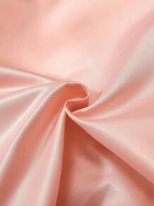 年輕女孩們前蝴蝶結泡泡袖派對禮服 - 粉色 - 查看 8