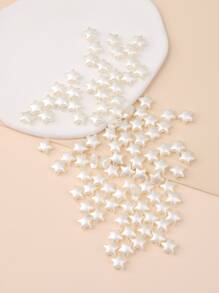 100 piezas Accesorio de joya DIY con estrella - Blanco - Ver 2