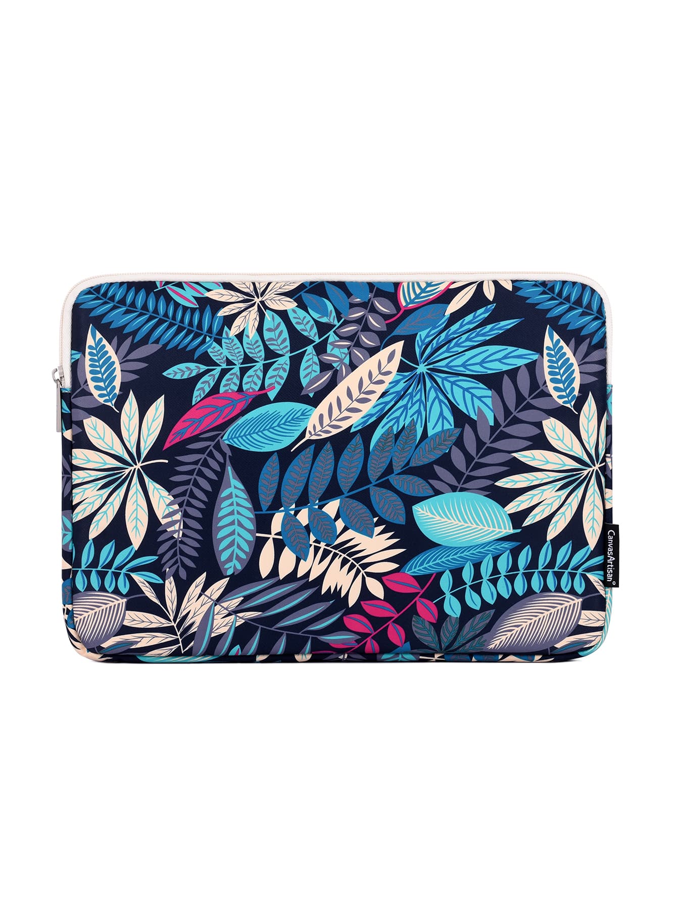 canvas artisan 樹葉印花電腦包 - 彩色 - 查看 1