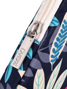 canvas artisan 樹葉印花電腦包 - 彩色 - 查看 6