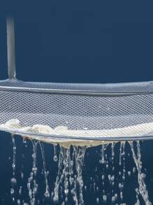 1pc Foldable Single/Double-Layer Clothes Drying Net With Random Hook Color - Multicolor - View 7