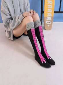 3 pares Calcetines altos pollo pata - Multicolor - Ver 2