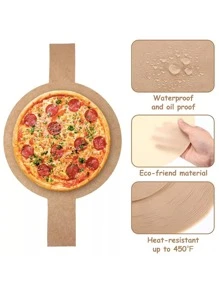 20 piezas Papel para hornear de molde de pastel - Marrón - Ver 3