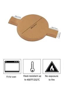 20 piezas Papel para hornear de molde de pastel - Marrón - Ver 4