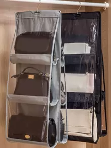 1 Màu Sắc Ngẫu Nhiên Nhà Túi Túi Bảo Quản Hộ Gia Đình Ba Chiều Chống Bụi Túi Treo - Nhiều màu - Xem 1