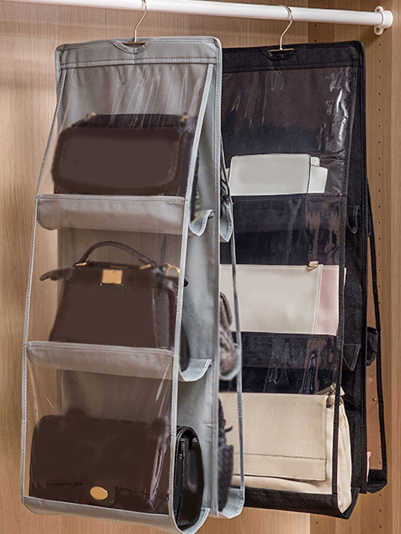 1 Màu Sắc Ngẫu Nhiên Nhà Túi Túi Bảo Quản Hộ Gia Đình Ba Chiều Chống Bụi Túi Treo - Nhiều màu - Xem 1